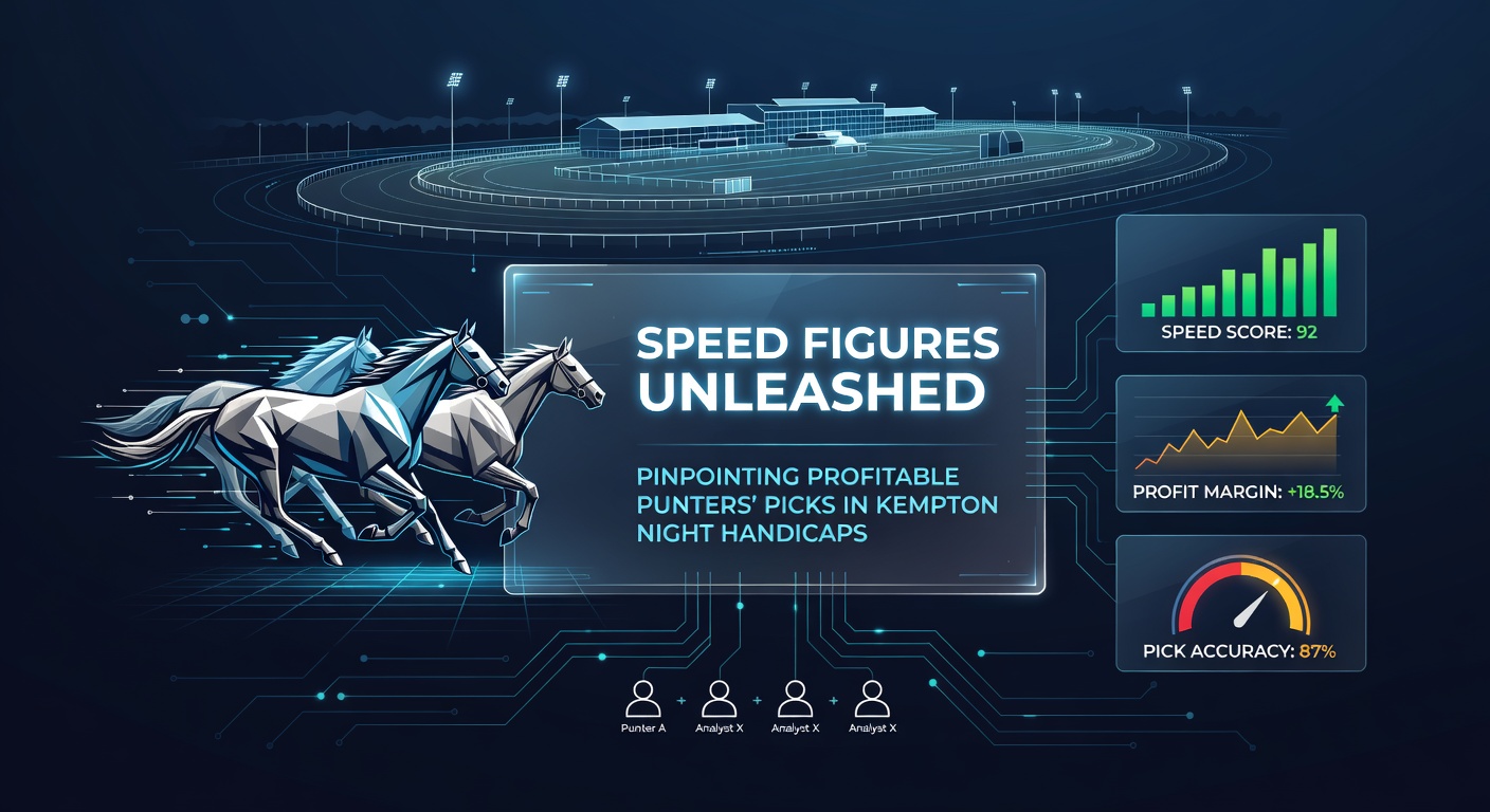 Floodlit Kempton racecourse packed with competitors charging down the straight during a night handicap, highlighting the intensity of all-weather racing